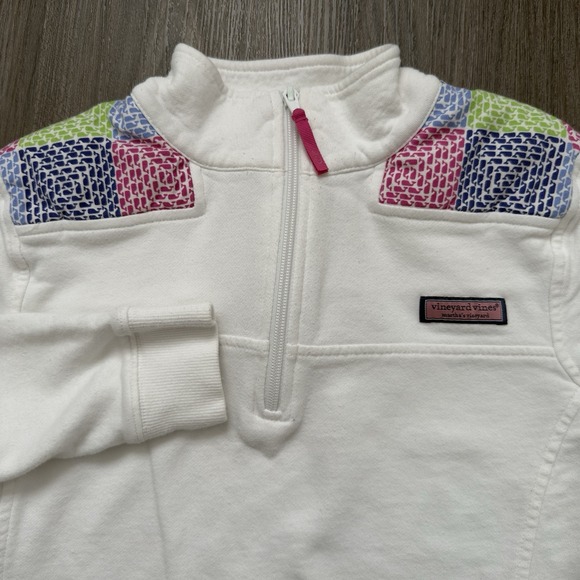 Vineyard Vines Stars & Whales Classic Shep Shirt Sweatshirt Size Small Womens - Picture 2 of 8